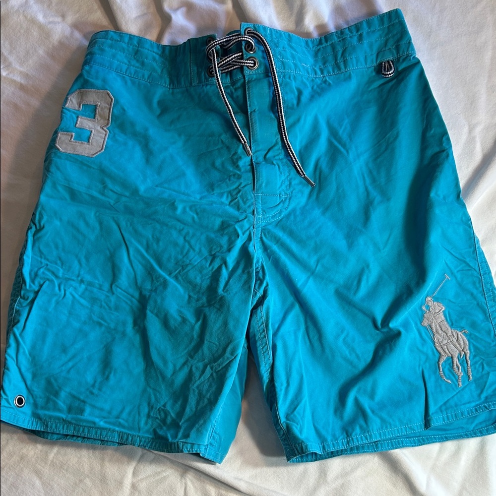 Polo by Ralph Lauren Men's Turquoise Swim Shorts